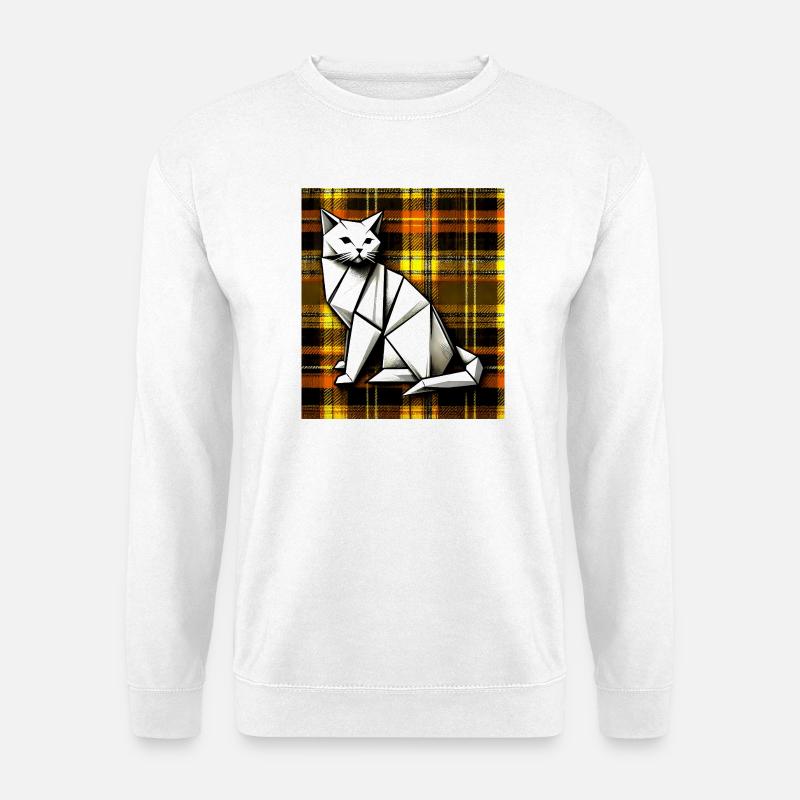 Katze - Unisex Pullover - Weiß