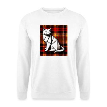 cat - Unisex Sweatshirt - white - Front