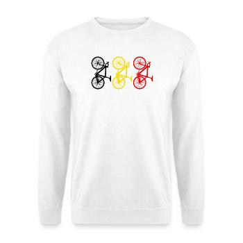 Fahrrad Radsport Belgien - Unisex Pullover - Weiß - Vorne