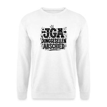 JGA Junggesellenabschied - Unisex Pullover - Weiß - Vorne