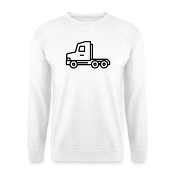 truck - Unisex Sweatshirt - white - Front