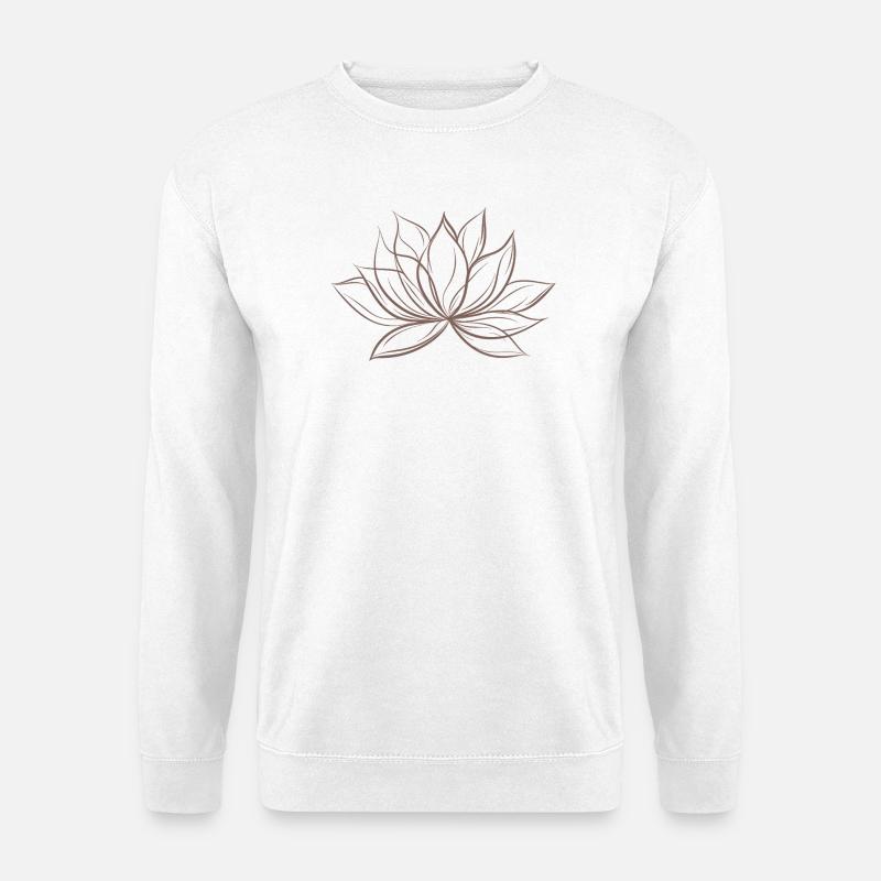 Lotusblüte - Unisex Pullover - Weiß