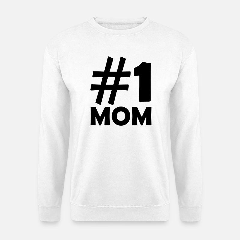 #1 Mom - Unisex Sweatshirt - white