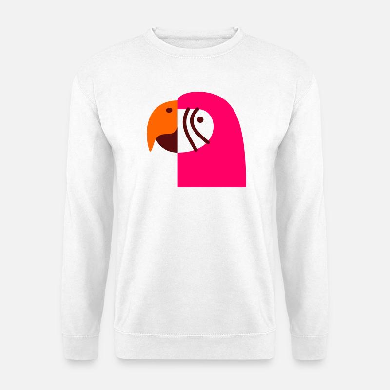 Papagei - Unisex Pullover - Weiß