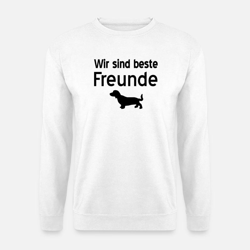 Dackel - Unisex Pullover - Weiß