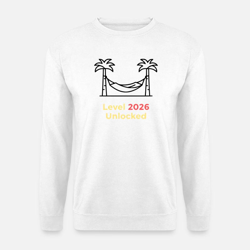 Level 2026 Unlocked Abschluss - Unisex Pullover - Weiß