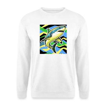 Hai - Unisex Pullover - Weiß - Vorne
