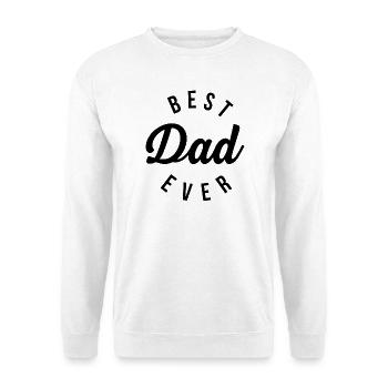 Best Dad Ever 2026 Geschenk Papa - Unisex Pullover - Weiß - Vorne