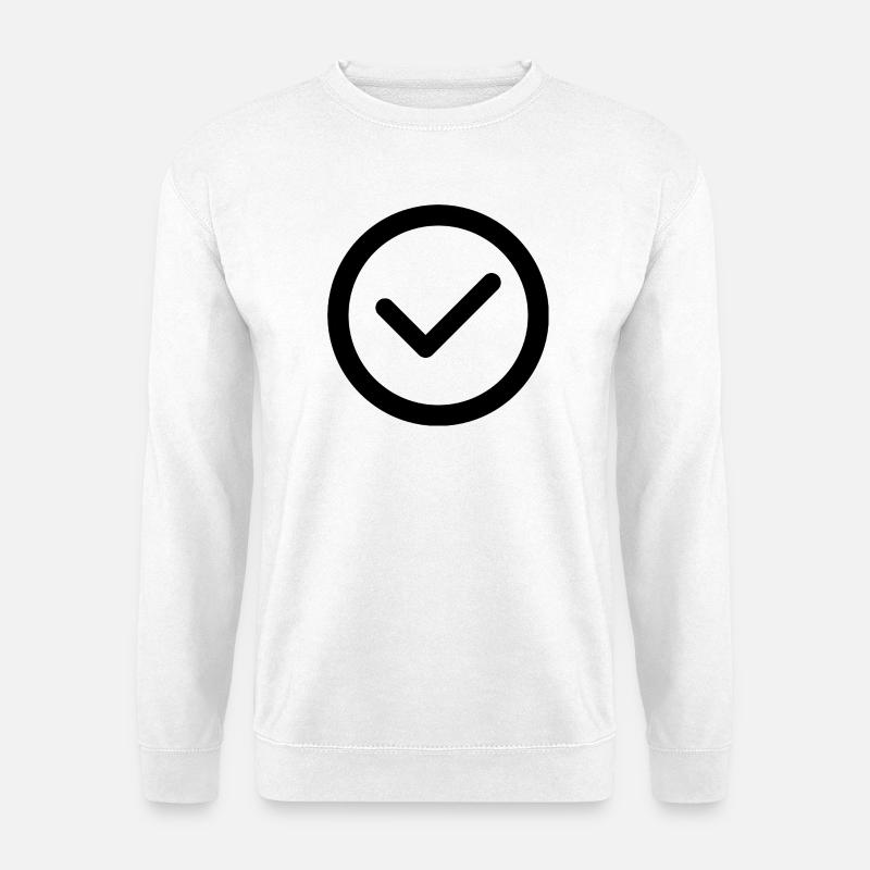 check - Unisex Sweatshirt - white