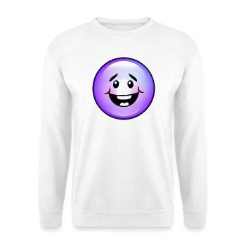 Cute Purple Bubble - Unisex Sweatshirt - white - Front