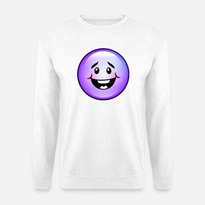 Niedliche Lila Blase - Unisex Pullover - Weiß
