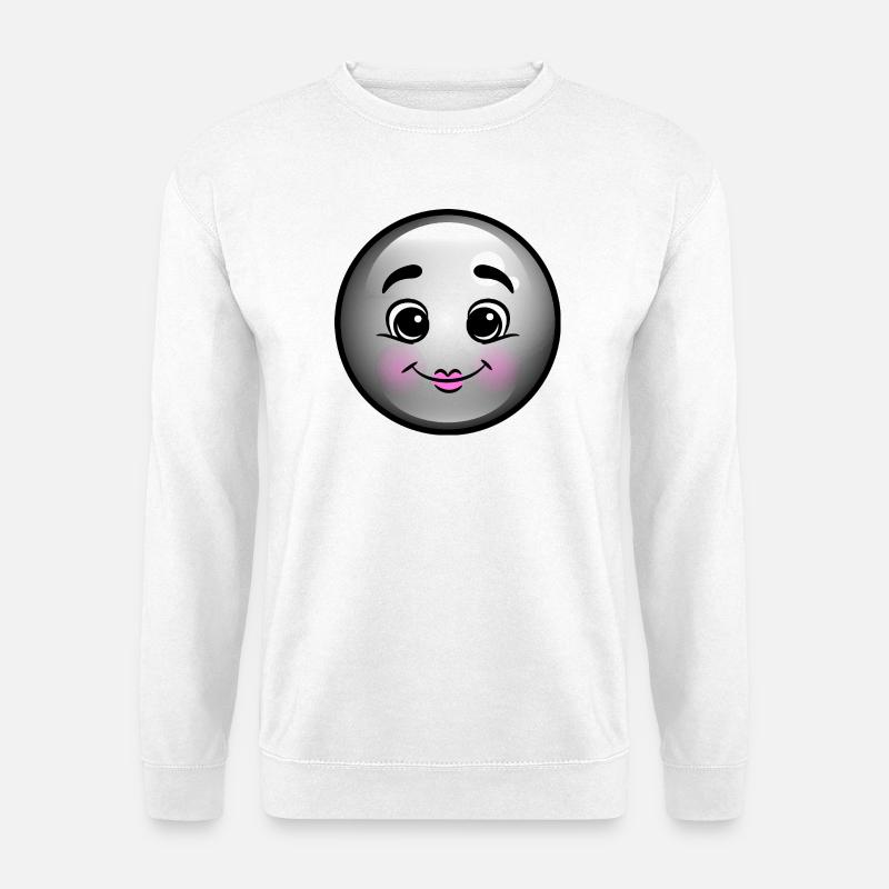 Cute Black Bubble - Unisex Sweatshirt - white