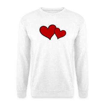 Hearts Symbol Love - Unisex Sweatshirt - white - Front