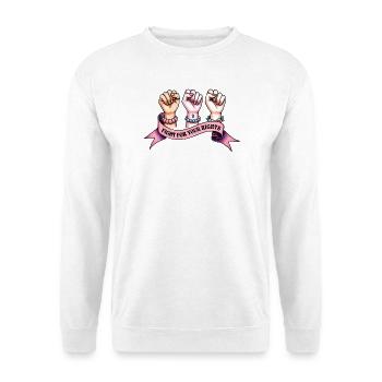 Combattez pour vos droits Féministe - Sweat-shirt Unisexe - blanc - Devant