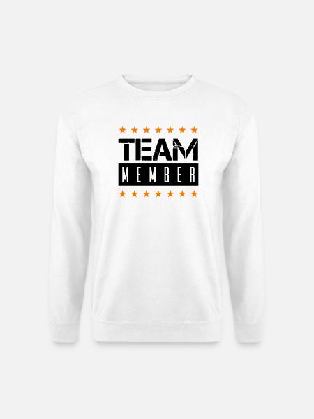 team_member - Sweat-shirt Unisexe - blanc