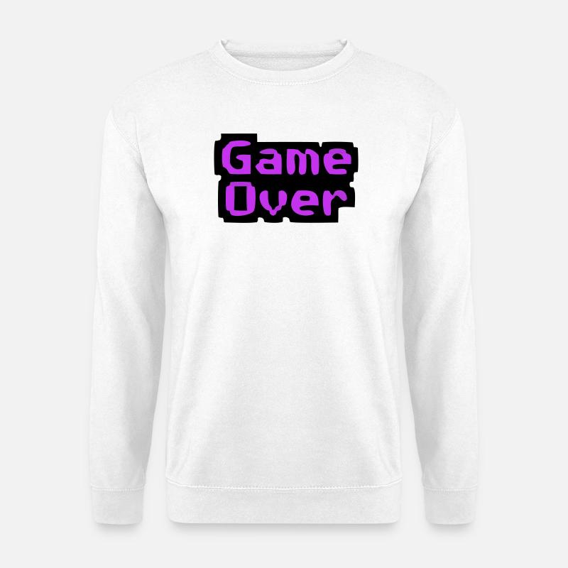 Game Over Pixel Retro - Unisex Sweatshirt - white