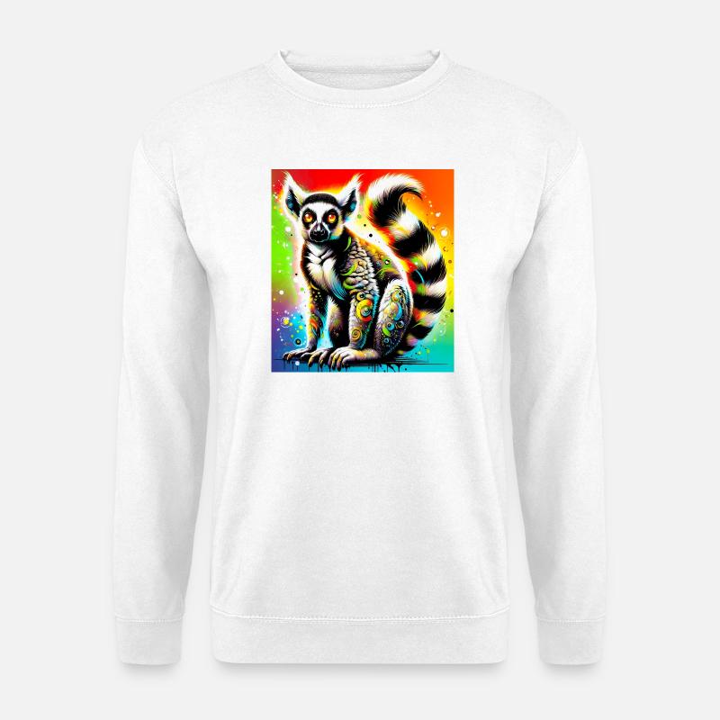 Lemur - Unisex Pullover - Weiß