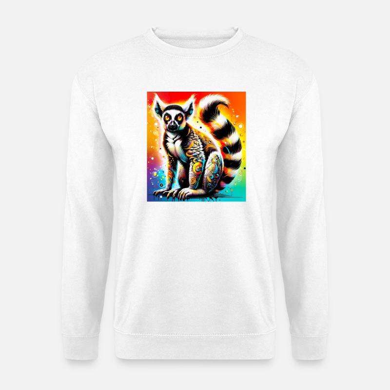 Lemur - Unisex Pullover - Weiß