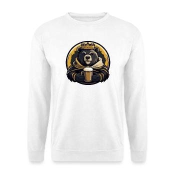 Bear Beer Funny - Unisex Sweatshirt - white - Front