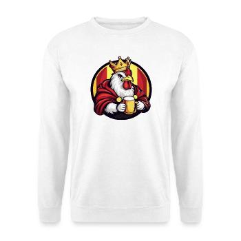 Chicken Beer Funny - Unisex Sweatshirt - white - Front