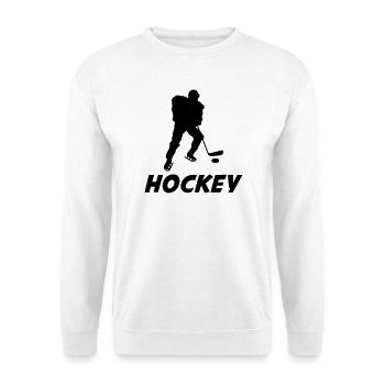 Hockey - Unisex Sweatshirt - white - Front