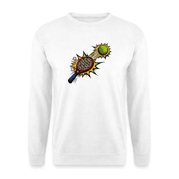 Étymologie Tennis - Sweat-shirt Unisexe - blanc - Devant