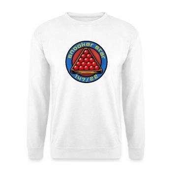 Snooker Star 147/22 - Unisex Sweatshirt - white - Front