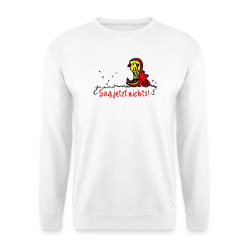 Hippo - Unisex Pullover - Weiß - Vorne
