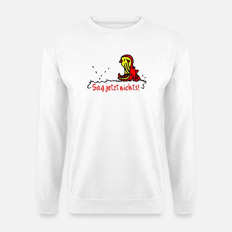 Hippo - Unisex Pullover - Weiß