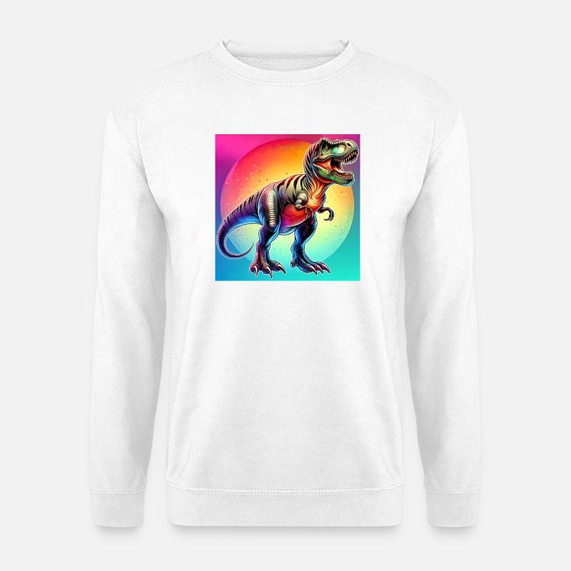 Dinosaurier - Unisex Pullover - Weiß