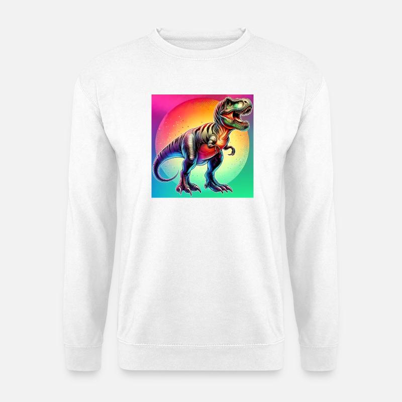 Dinosaurier - Unisex Pullover - Weiß
