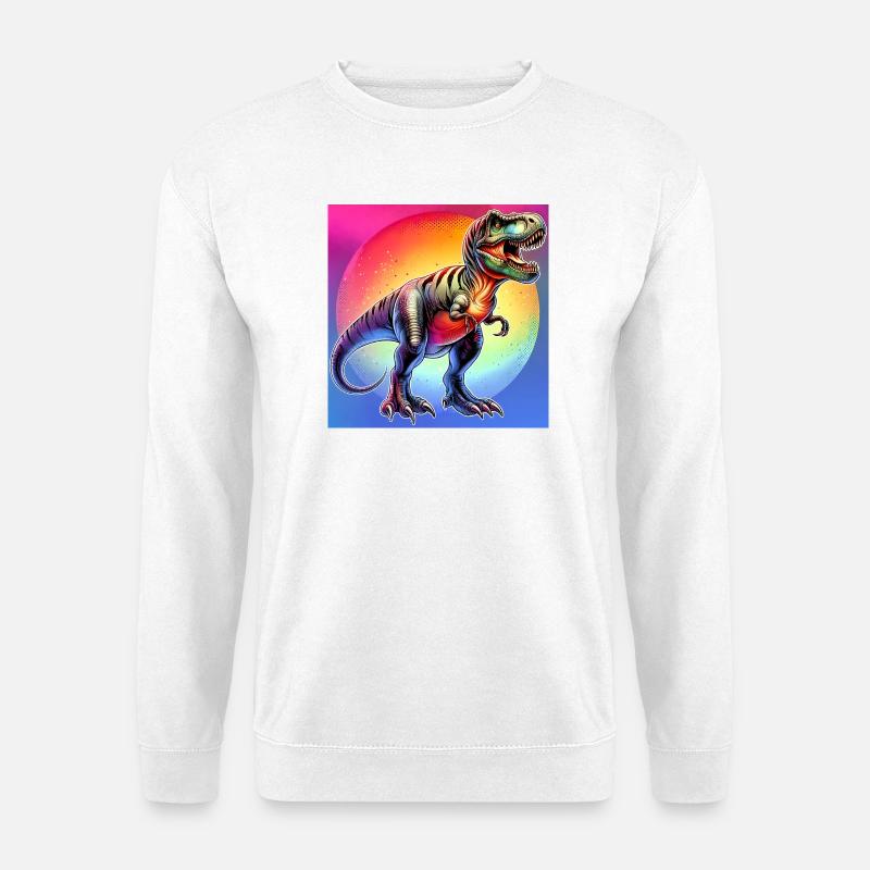 Dinosaurier - Unisex Pullover - Weiß