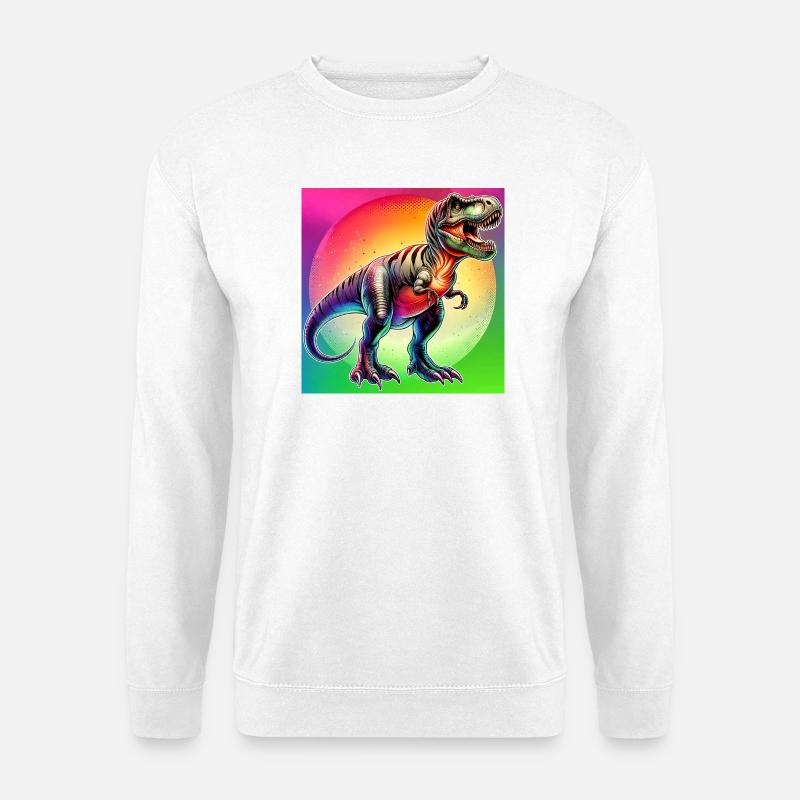 Dinosaurier - Unisex Pullover - Weiß