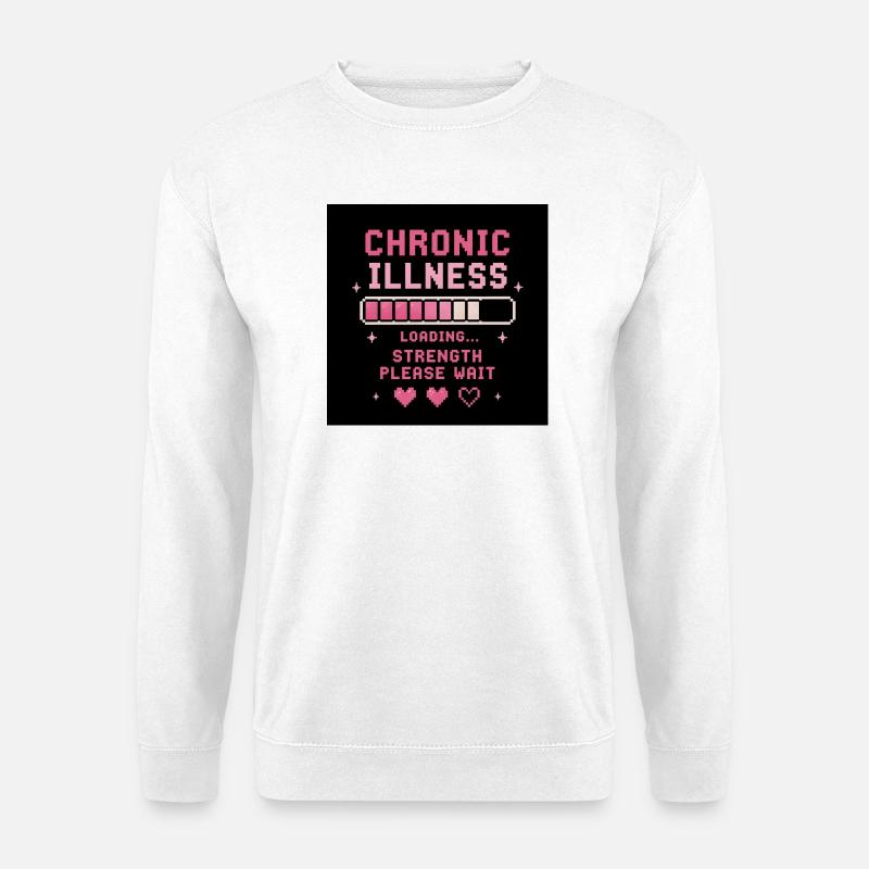     Loading Strength Invisible Battles - Unisex Sweatshirt - white