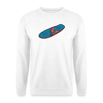 Skateboard Deck Urban Street - Unisex Pullover - Weiß - Vorne