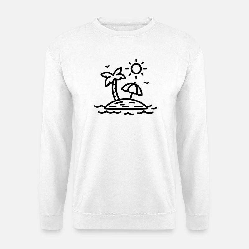 Strand - Unisex Pullover - Weiß