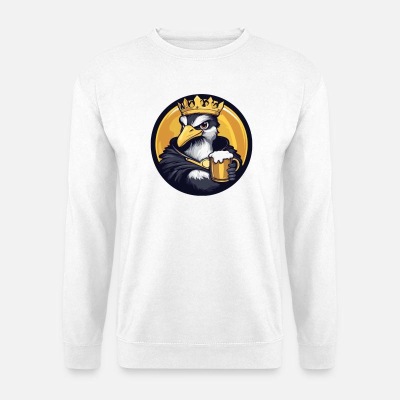 Strauß Bier Lustig - Unisex Pullover - Weiß