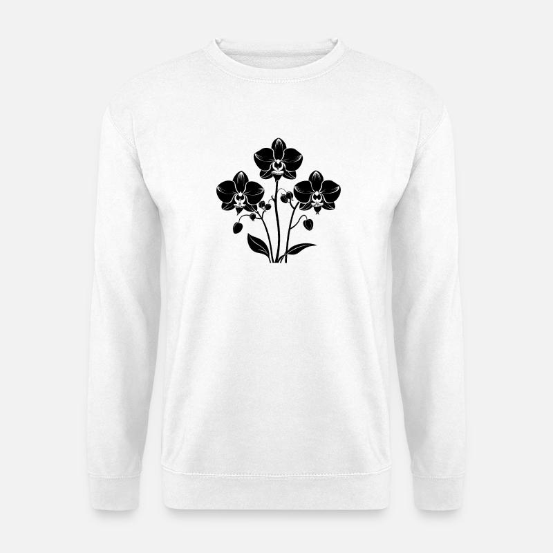 Orchids - Unisex Sweatshirt - white