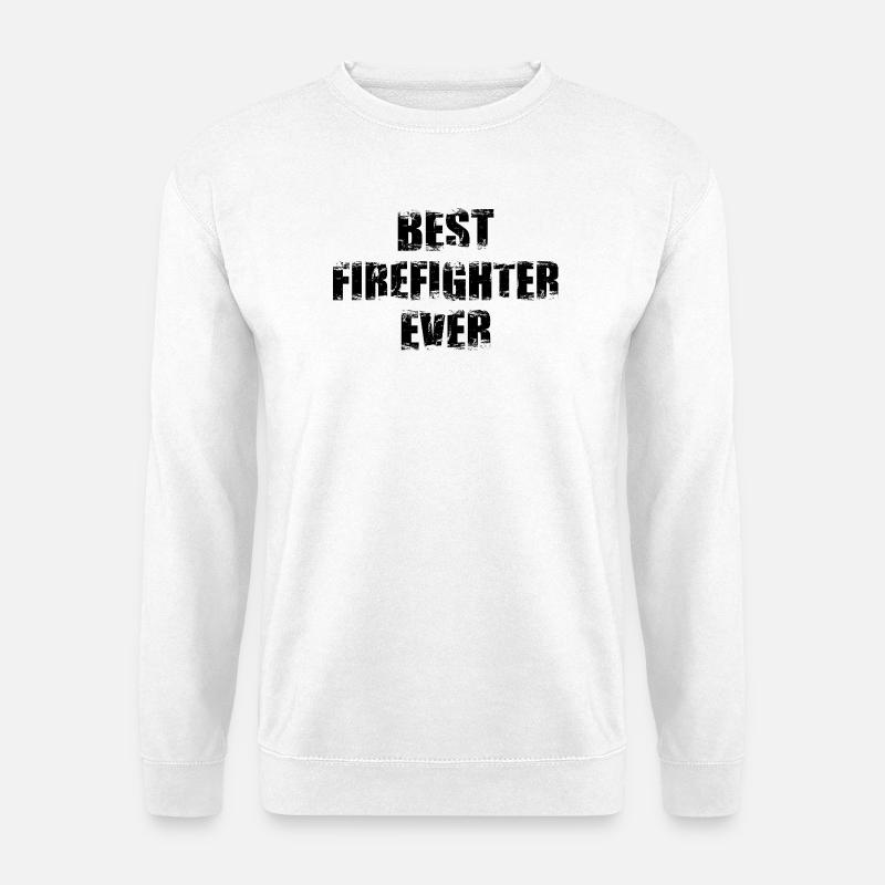 Feuerwehrmann Zitat - Unisex Pullover - Weiß
