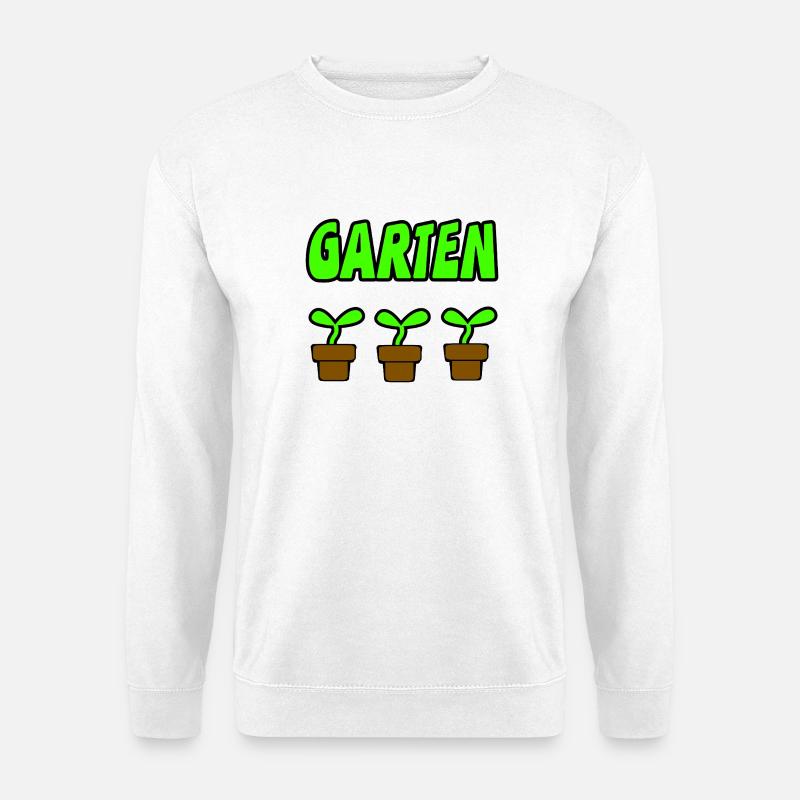 Garten - Unisex Pullover - Weiß