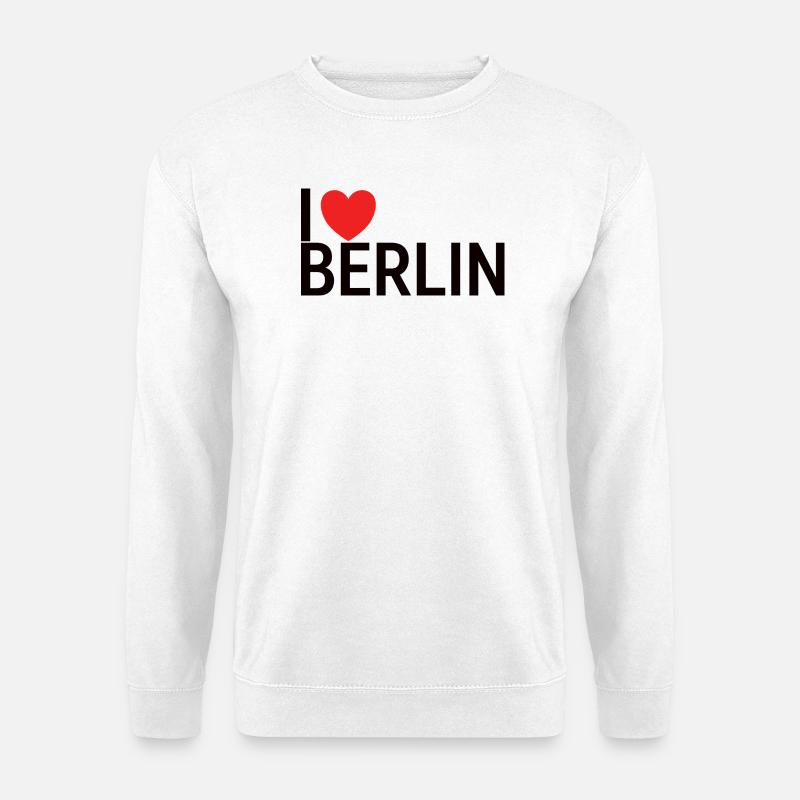 Ich liebe Berlin - Unisex Pullover - Weiß