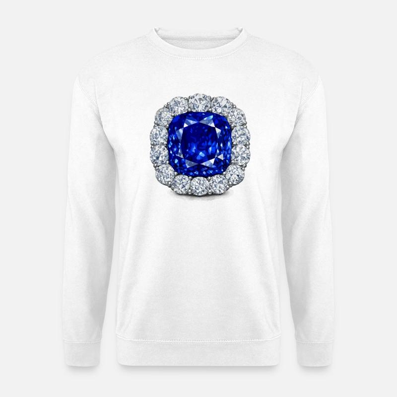 Le saphir du prince Albert - Sweat-shirt Unisexe - blanc