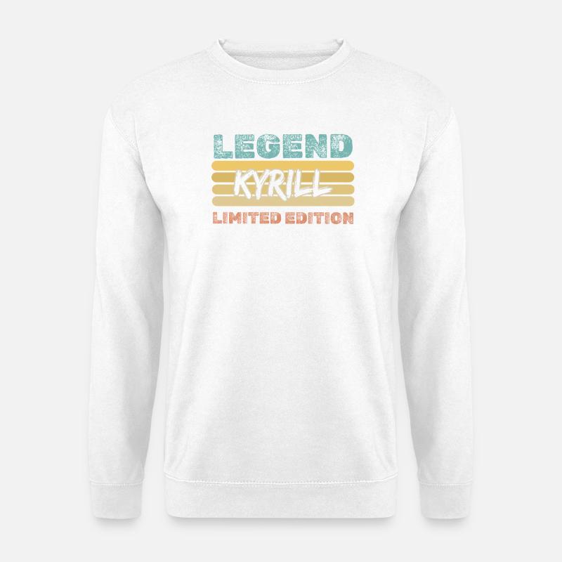Kyrill als Spruch - Unisex Pullover - Weiß