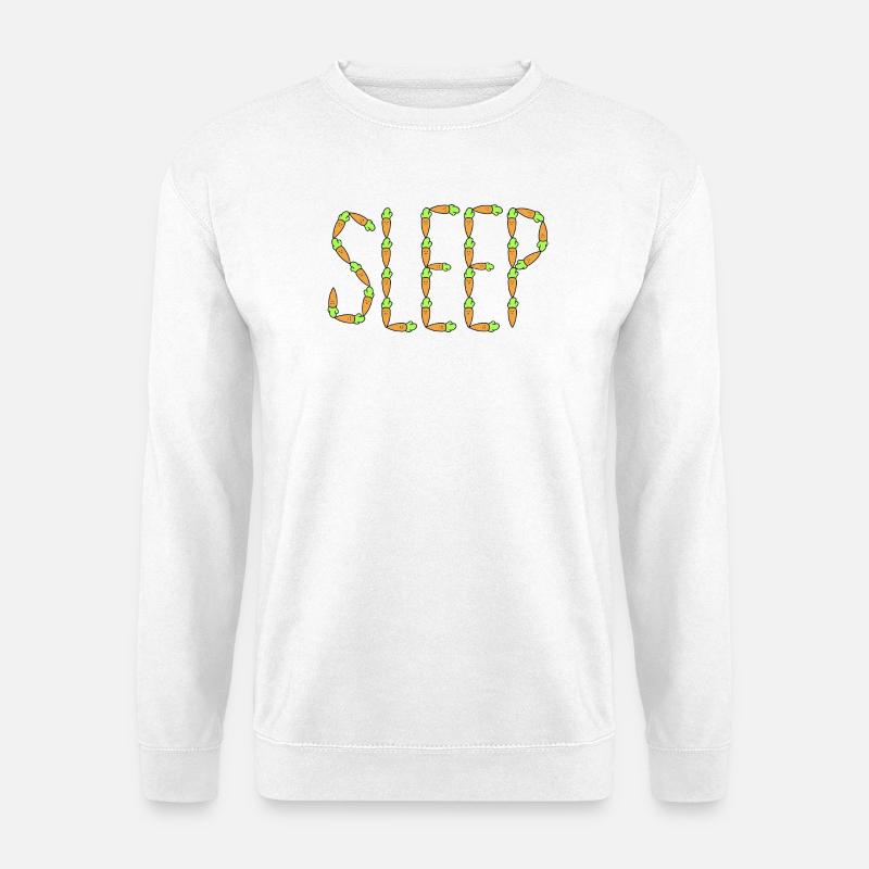 Karottenschlaf - Unisex Pullover - Weiß