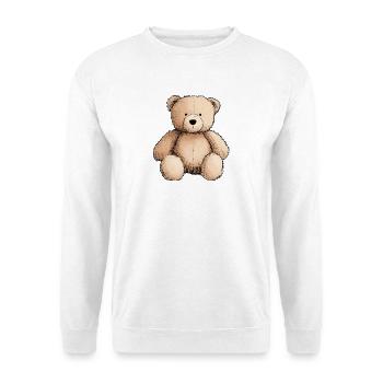 teddy bear, teddy bear, stuffed animal - Unisex Sweatshirt - white - Front