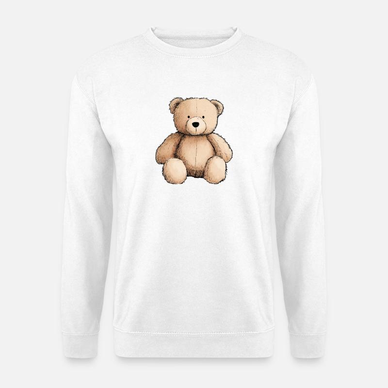 teddy bear, teddy bear, stuffed animal - Unisex Sweatshirt - white