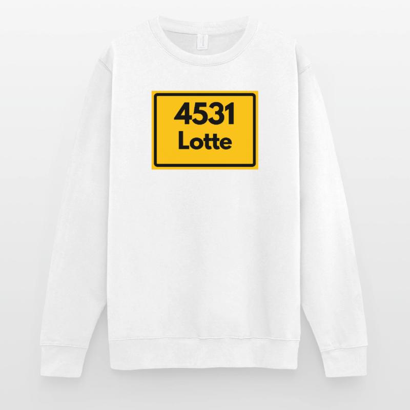 OLD POSTCODE POSTCODE RETRO 4531 LOTTE HEIMATSTOLZ Unisex Sweatshirt