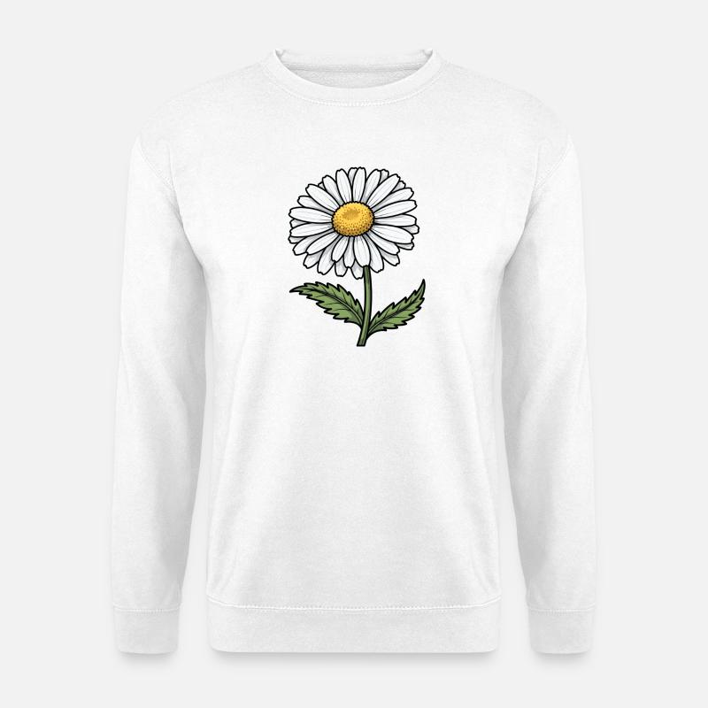 Gänseblümchen - Unisex Pullover - Weiß