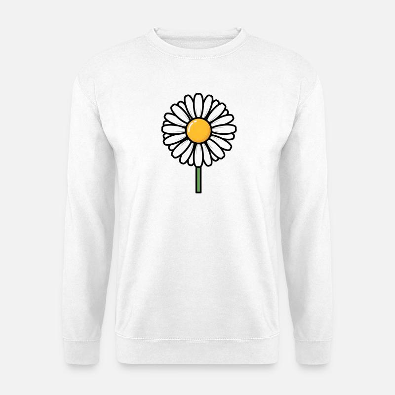 Gänseblümchen - Unisex Pullover - Weiß