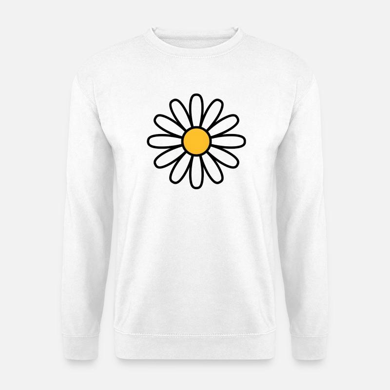 Gänseblümchen - Unisex Pullover - Weiß